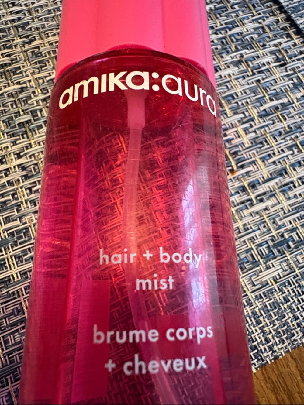 amika aura Hair + Body Mist in Bright Pink Bottle - Picture 2 of 3